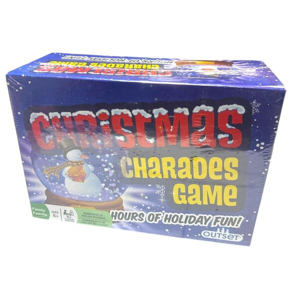 Outset Media Christmas‎ Charades Game-Party Game and Family Fun **NEW-Sealed** - Picture 1 of 2